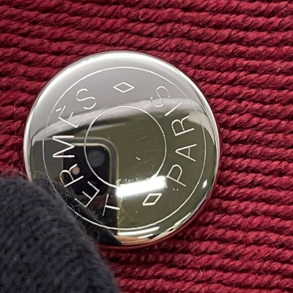 HERMES Brid a Black Size PM Canvas Feu/Bordeaux - Picture 5 of 9